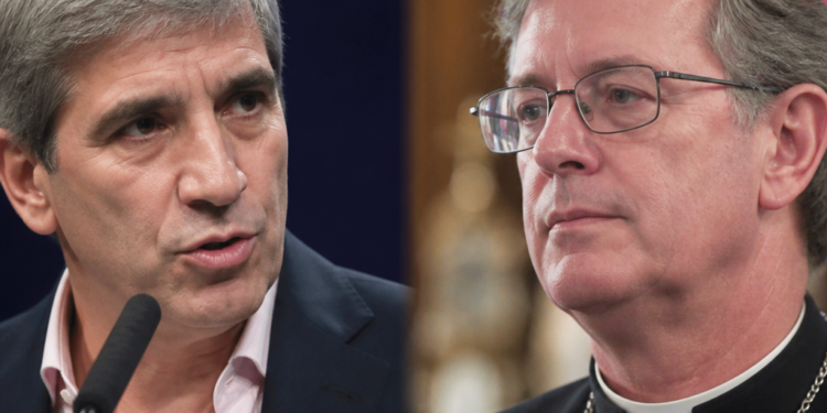 Luis Caputo cruzó al arzobispo Jorge García Cuerva con un irónico posteo mientras la Casa Rosada busca bajar el conflicto