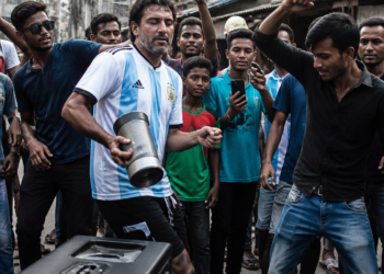 Un exfutbolista argentino presenta cumbia en Bangladesh durante los partidos de la Selección y revela los desafíos de su nueva vida