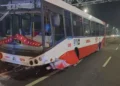Accidente en la General Paz: un colectivo volcado interrumpe el tránsito