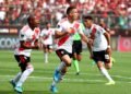 Tensión en el partido entre River Plate e Independiente Santa Fe: Coudet y Borré intercambian reproches