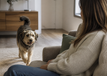 Los especialistas afirman: “Tu perro demuestra su cariño al levantarse para seguirte cuando está tranquilo”