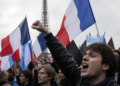 Libertarios franceses se mobilizan en apoyo a Milei
