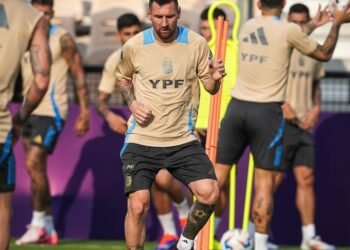 Preparativos para el último amistoso de Lionel Messi con la Selección Argentina ante Benín